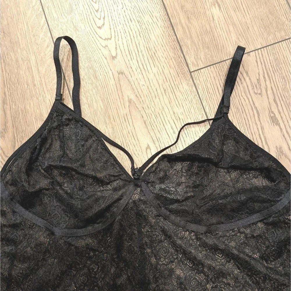 Torrid NWT Womens Plus 3X 3 Black Lace Teddy Bodysuit Lingerie NEW - Picture 2 of 4